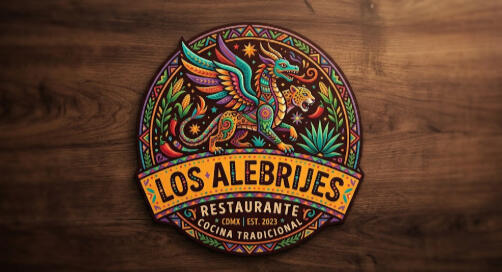 Logotipo del Restaurante Los Alebrijes